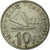 Moneta, Nowa Kaledonia, 10 Francs, 1967, Paris, EF(40-45), Nikiel, KM:5