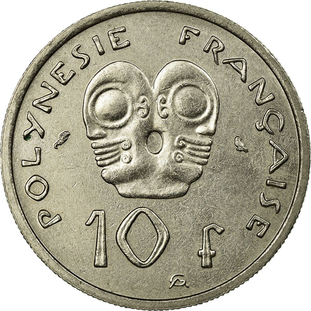 Coin, French Polynesia, 10 Francs, 1967, AU(50-53), Nickel, KM:5