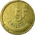 Coin, Belgium, 5 Francs, 5 Frank, 1986, AU(55-58), Brass Or Aluminum-Bronze