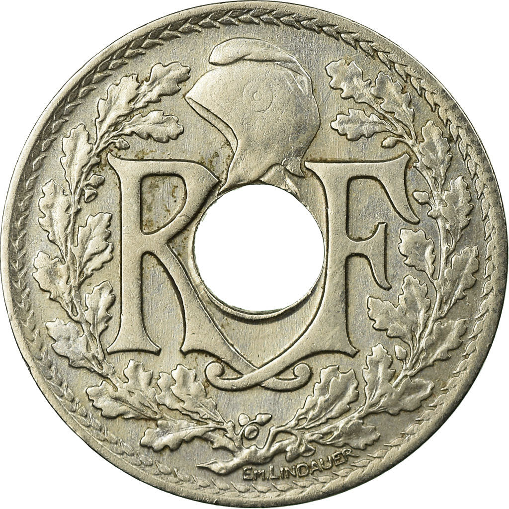 Coin, France, Lindauer, 25 Centimes, 1918, AU(55-58), Copper-nickel, KM:867a
