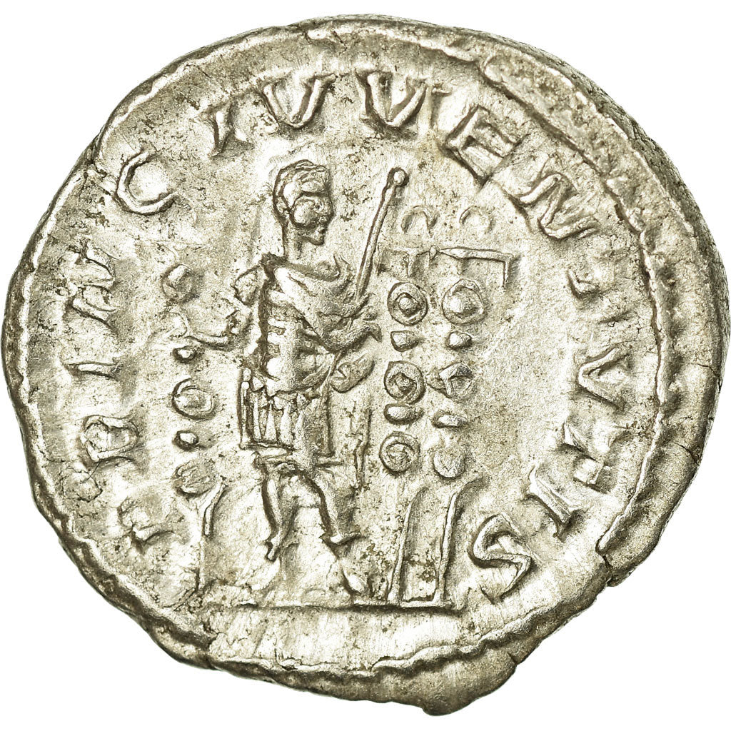 Coin, Diadumenian, Denarius, Roma, AU(55-58), Silver, RIC:102