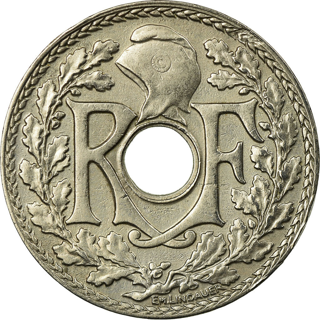 Munten, Frankrijk, Lindauer, 10 Centimes, 1928, ZF, Copper-nickel, KM:866a