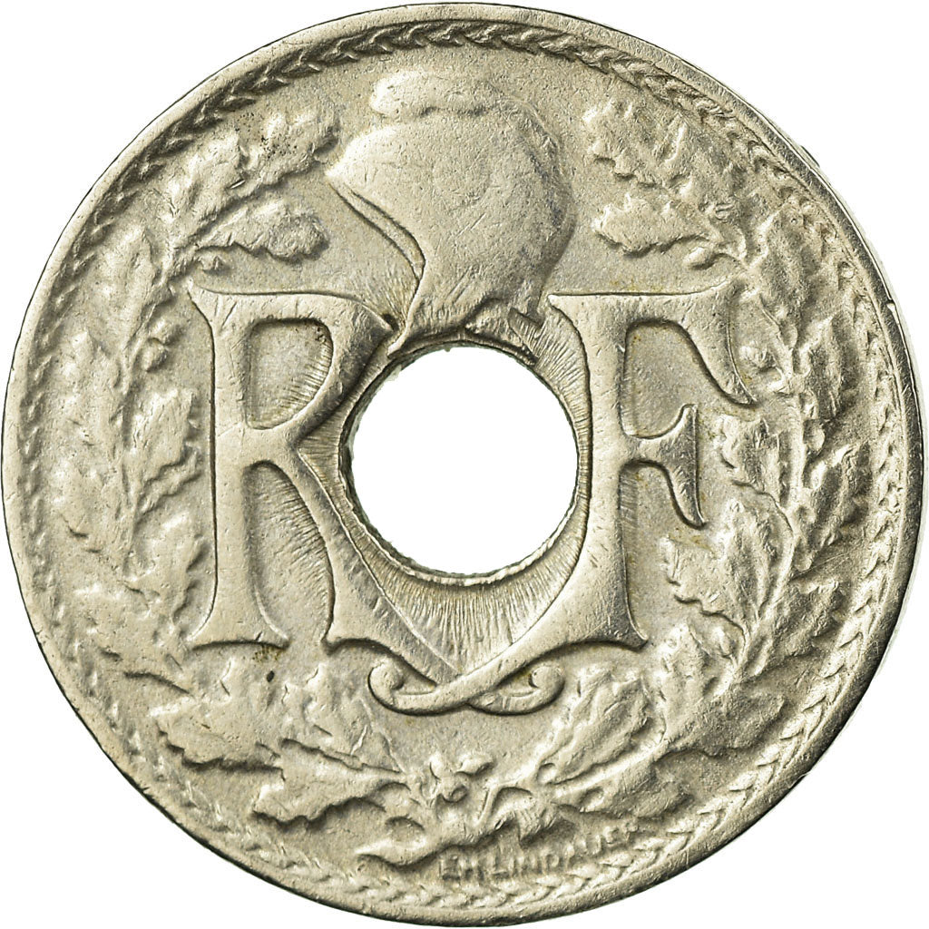 Coin, France, Lindauer, 5 Centimes, 1920, VF(30-35), Copper-nickel, KM:865