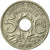 Munten, Frankrijk, Lindauer, 5 Centimes, 1922, FR+, Copper-nickel, KM:875