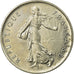 Coin, France, Semeuse, 5 Francs, 1977, Paris, EF(40-45), Nickel Clad