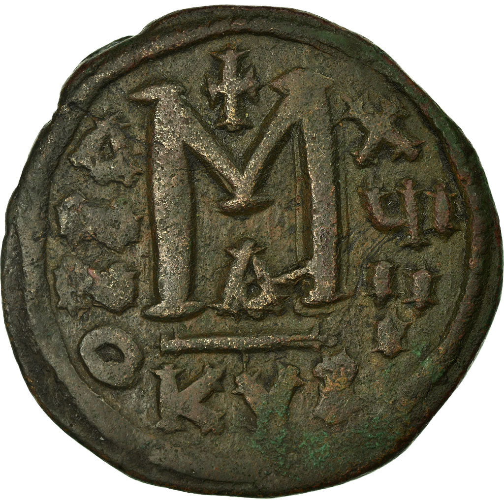 Coin, Justinian I, Follis, Kyzikos, AU(50-53), Copper, Sear:207