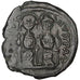 Justin II 565-578, Follis, Nicomedia, EF(40-45), Copper, Sear #369, 13.85