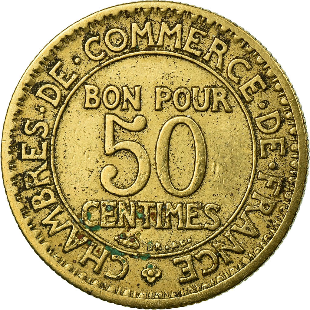 Coin, France, Chambre de commerce, 50 Centimes, 1922, VF(30-35)