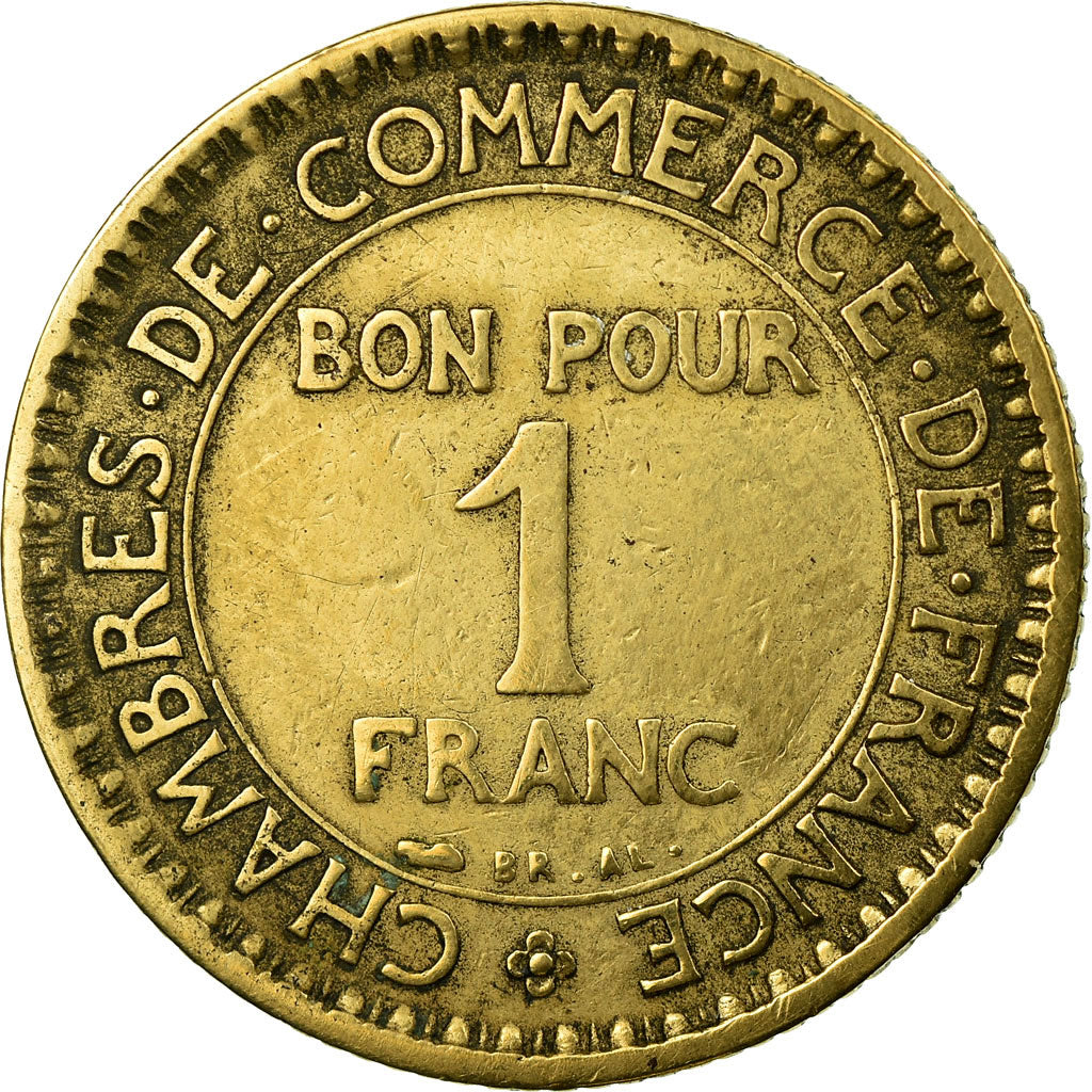 Coin, France, Chambre de commerce, Franc, 1920, Paris, VF(30-35)