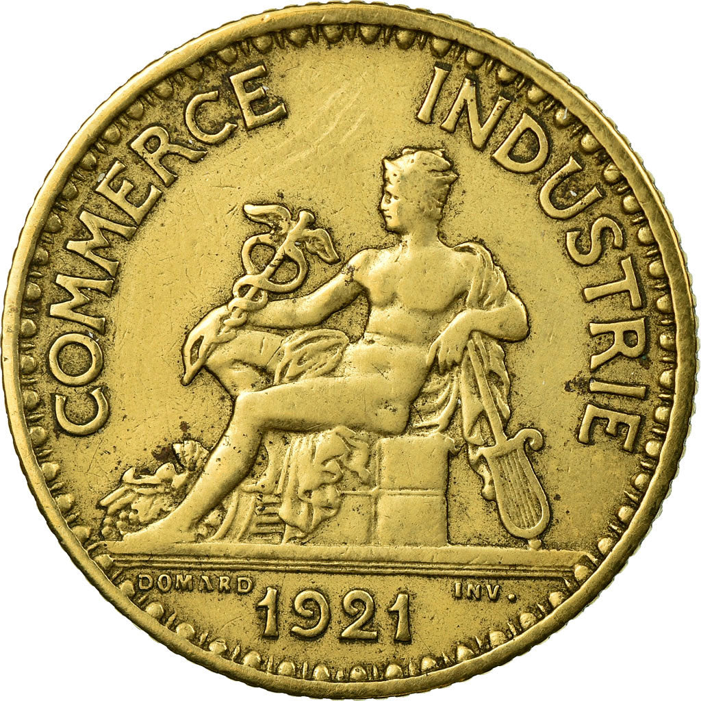 Coin, France, Chambre de commerce, Franc, 1921, Paris, VF(30-35)