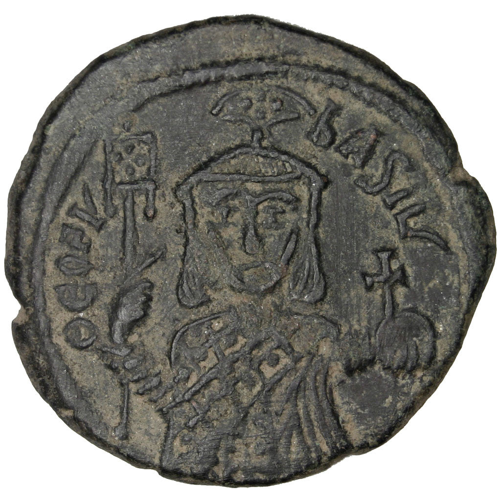 Theophilus 829-842, Follis, Constantinople, BB, Rame, Sear:1667