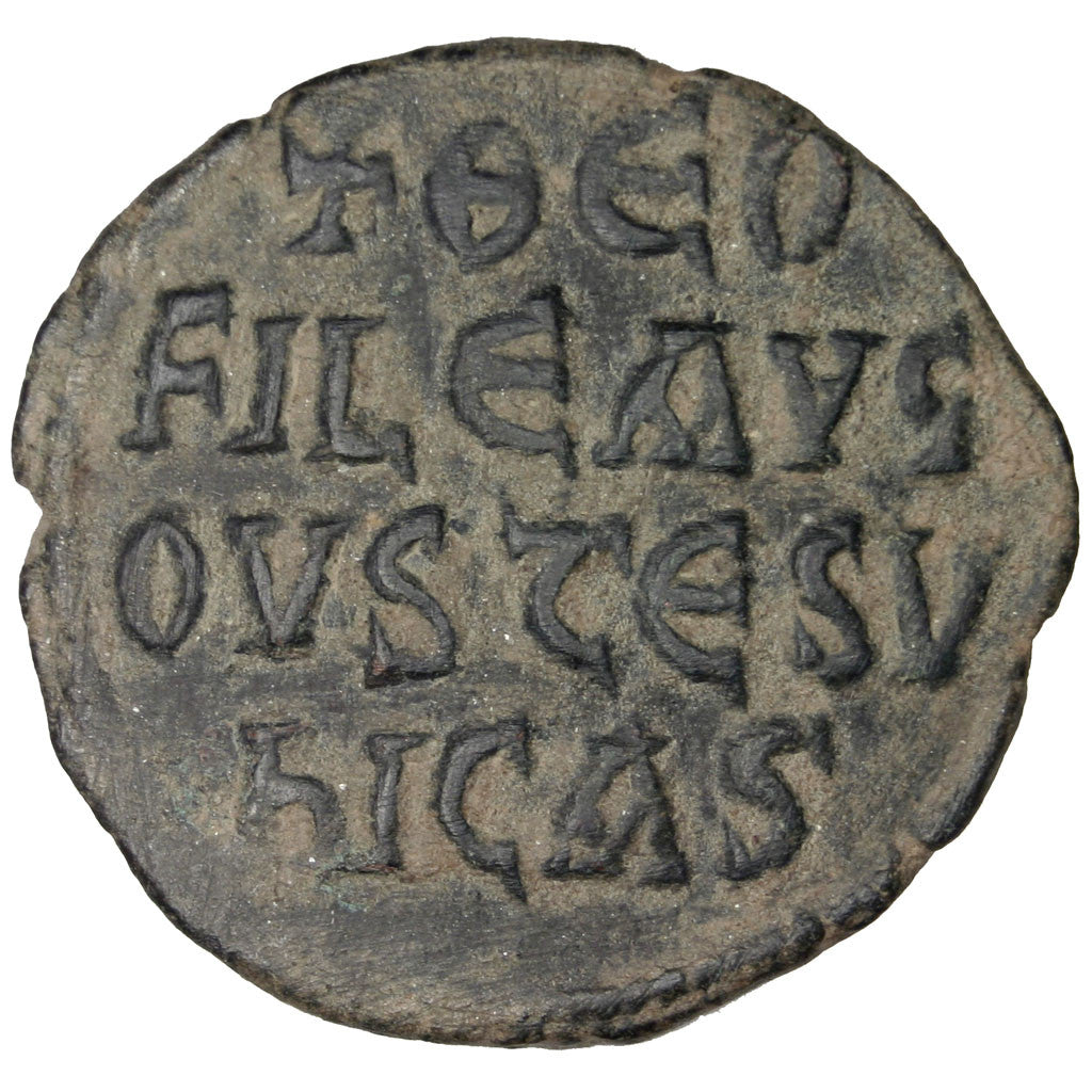 Theophilus 829-842, Follis, Constantinople, BB, Rame, Sear:1667