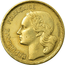 Coin, France, Guiraud, 10 Francs, 1955, Paris, VF(30-35), Aluminum-Bronze