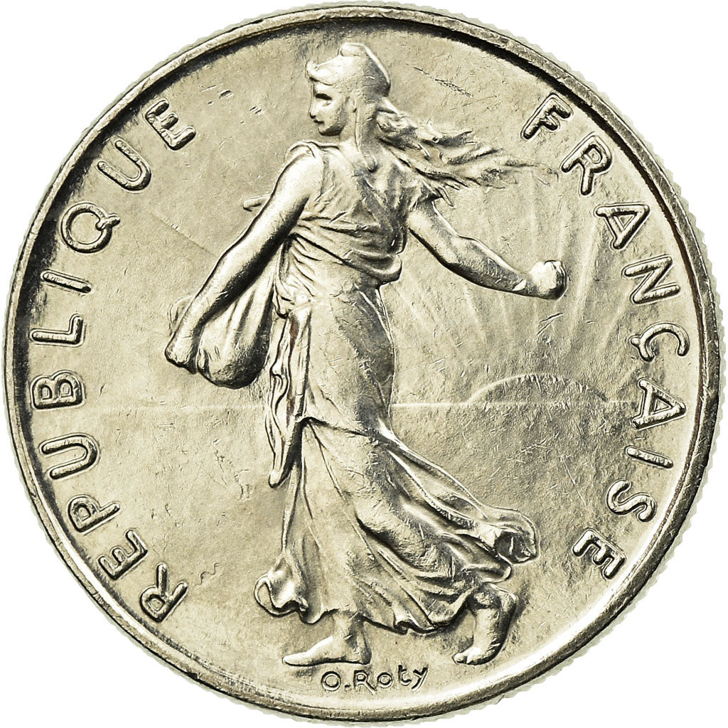 Moneta, Francja, Semeuse, 1/2 Franc, 1994, Paris, AU(55-58), Nikiel, KM:931.1
