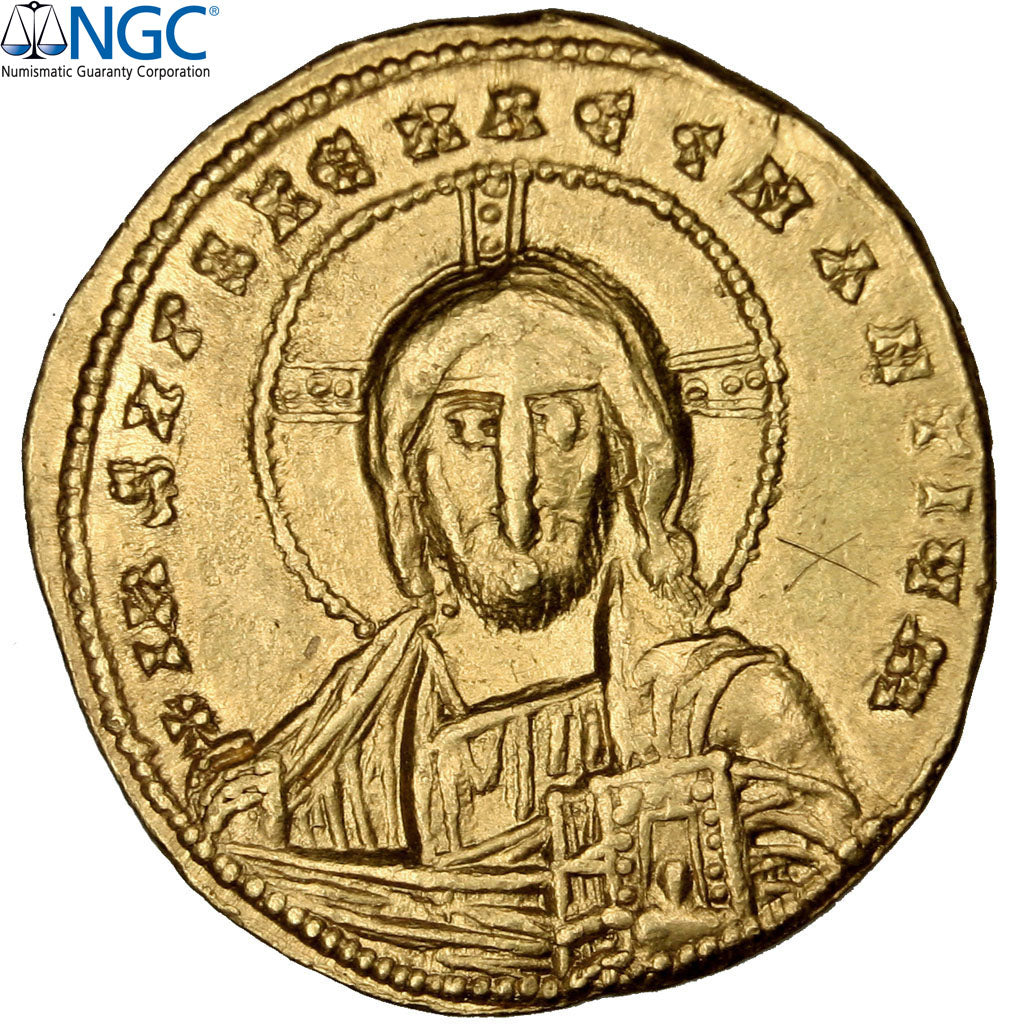 Constantin VII, Solidus, Or, NGC AU 5/3