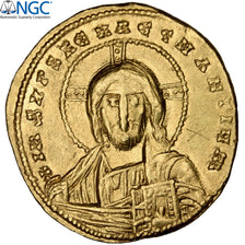 Constantin VII, Solidus, Or, NGC AU 5/3