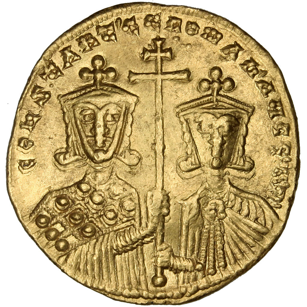 Constantin VII, Solidus, Or, NGC AU 5/3