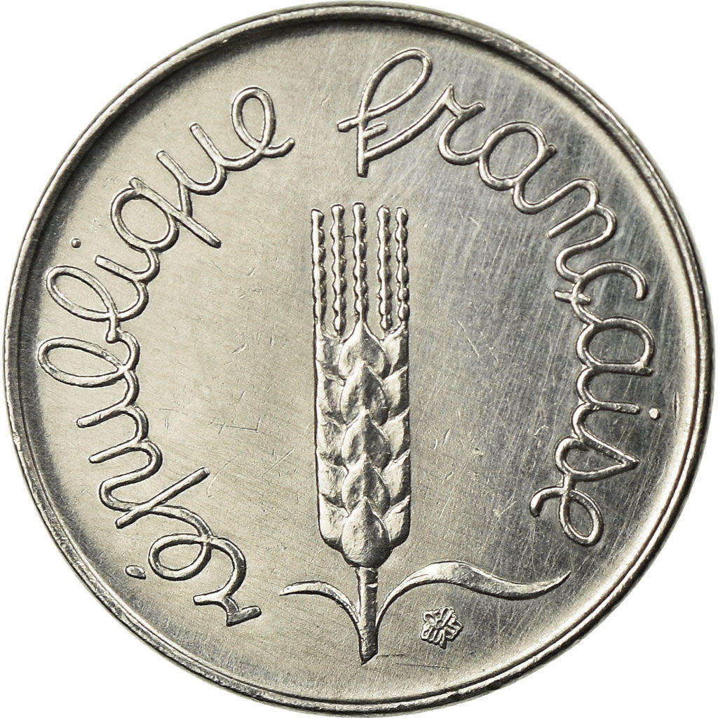 Moneda, Francia, Épi, Centime, 1974, Paris, MBC, Acero inoxidable, KM:928