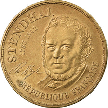 Coin, France, Stendhal, 10 Francs, 1983, EF(40-45), Nickel-Bronze, KM:953