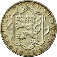 Moneta, Czechosłowacja, 25 Korun, 1954, EF(40-45), Srebro, KM:41