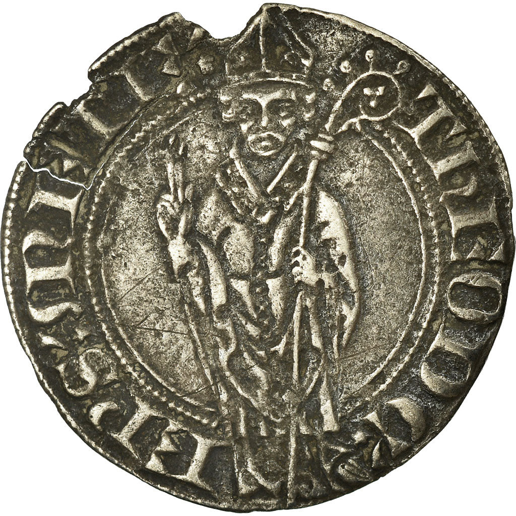 Coin, France, Gros, Metz, EF(40-45), Silver, Boudeau:1641
