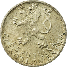 Coin, Czechoslovakia, 50 Korun, 1947, VF(30-35), Silver, KM:24