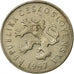 Moneta, Czechosłowacja, 2 Koruny, 1947, EF(40-45), Miedź-Nikiel, KM:23