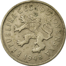 Coin, Czechoslovakia, 2 Koruny, 1948, EF(40-45), Copper-nickel, KM:23