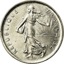 Coin, France, Semeuse, 5 Francs, 1991, Paris, AU(55-58), Nickel Clad