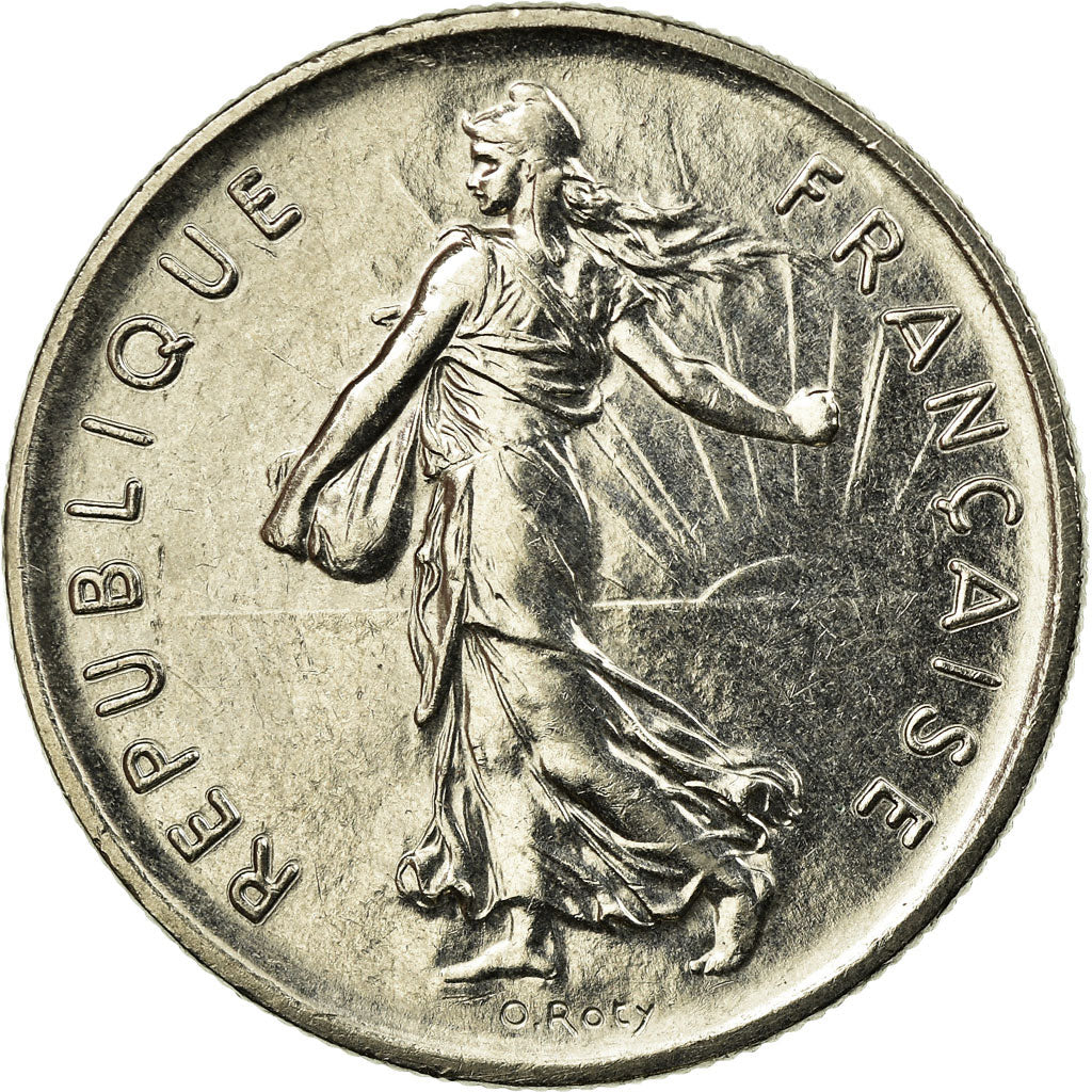 Coin, France, Semeuse, 5 Francs, 1994, Paris, AU(50-53), Nickel Clad