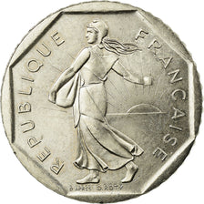 Coin, France, Semeuse, 2 Francs, 1995, AU(55-58), Nickel, KM:942.1, Gadoury:547