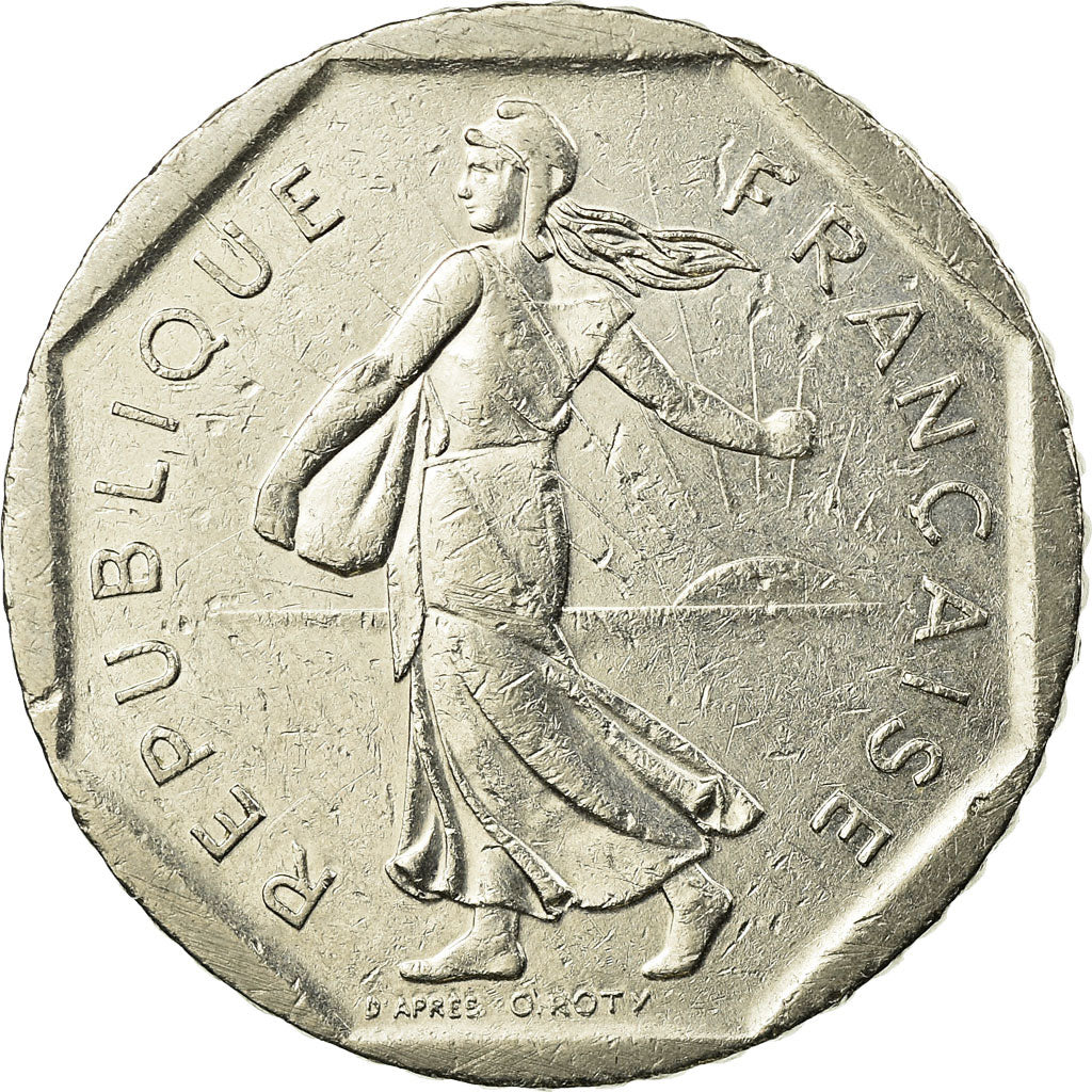 Coin, France, Semeuse, 2 Francs, 1994, EF(40-45), Nickel, KM:942.2, Gadoury:547