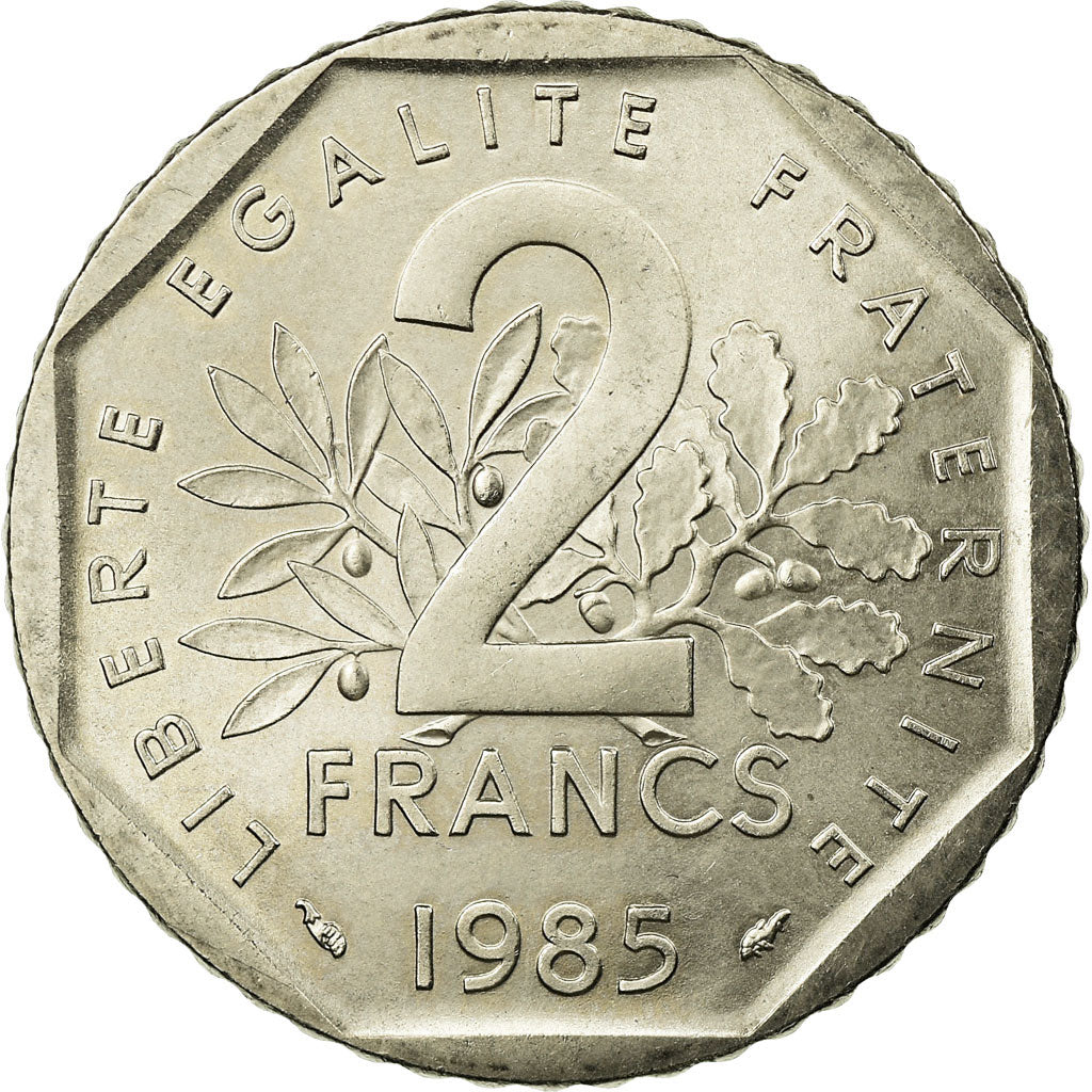 Monnaie, France, Semeuse, 2 Francs, 1985, TTB+, Nickel, Gadoury:547, KM:942.1