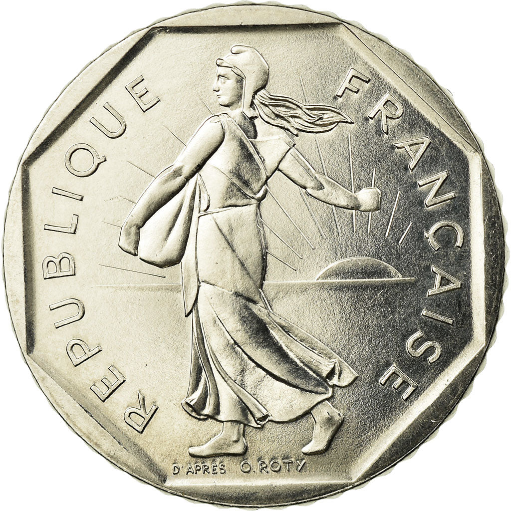 Moneta, Francia, Semeuse, 2 Francs, 1991, SPL-, Nichel, KM:942.2, Gadoury:547
