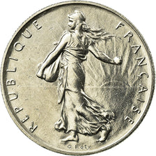 Moneda, Francia, Semeuse, Franc, 1983, Paris, MBC+, Níquel, KM:925.1