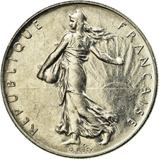 Moeda, França, Semeuse, Franc, 1985, Paris, AU(50-53), Níquel, KM:925.1
