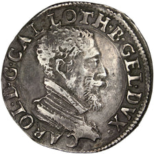 Coin, German States, LORRAINE, Karl II, Teston, Nancy, AU(50-53), Silver