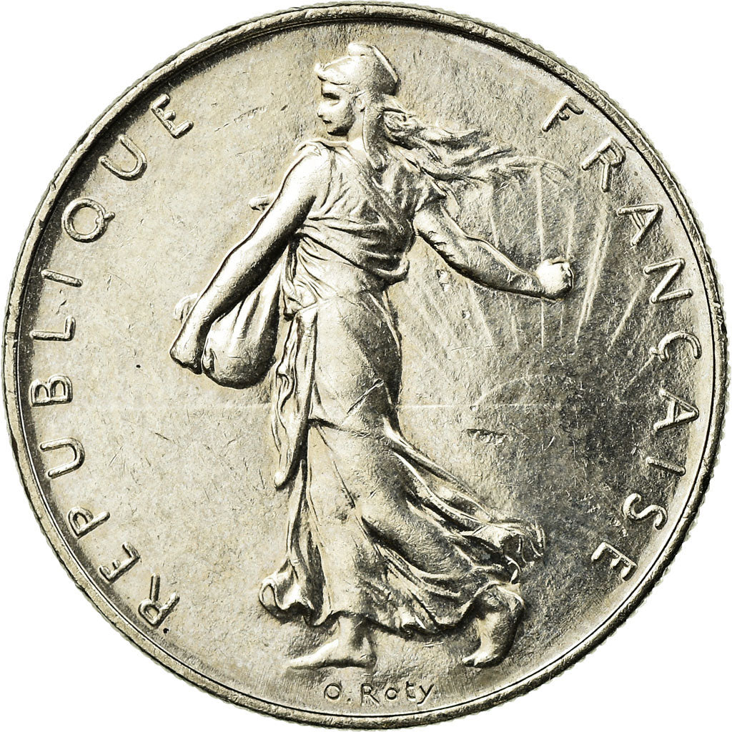 Moneda, Francia, Semeuse, Franc, 1989, Paris, MBC+, Níquel, KM:925.1