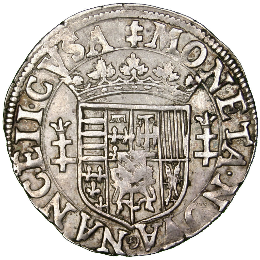 Coin, France, 1/4 Teston, Nancy, AU(55-58), Silver, Boudeau:1534