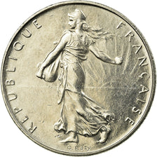 Moeda, França, Semeuse, Franc, 1992, Paris, AU(55-58), Níquel, KM:925.1