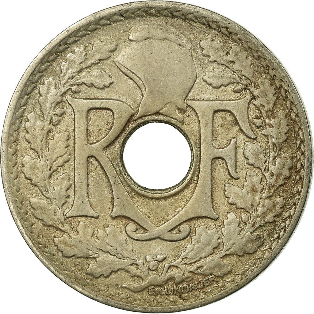 Coin, France, Lindauer, 25 Centimes, 1917, VF(30-35), Copper-nickel, KM:867a