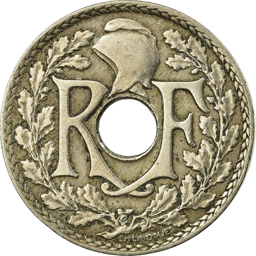 Coin, France, Lindauer, 25 Centimes, 1918, VF(30-35), Copper-nickel, KM:867a