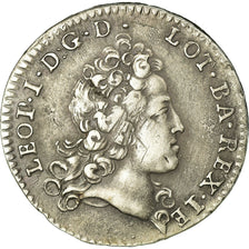 Coin, German States, LORRAINE, Leopold Joseph, 1/2 Teston, 1719, Nancy