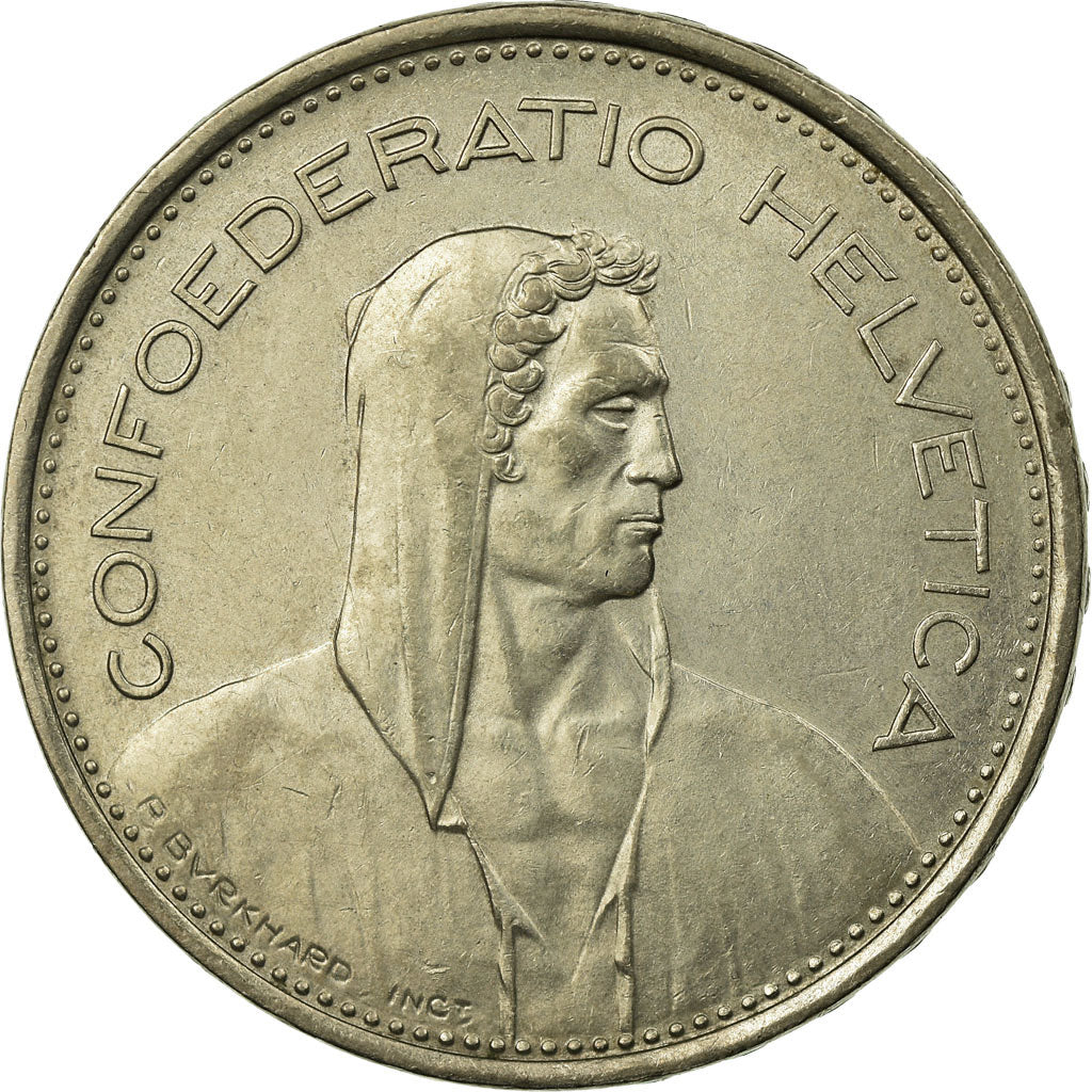 Münze, Schweiz, 5 Francs, 1968, Bern, SS, Copper-nickel, KM:40a.1