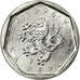 Coin, Czech Republic, 20 Haleru, 1996, AU(55-58), Aluminum, KM:2.1