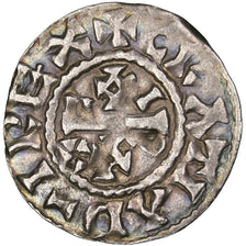 FRANCE, Denarius, Orléans, AU(50-53), Silver, Prou #525, 1.14