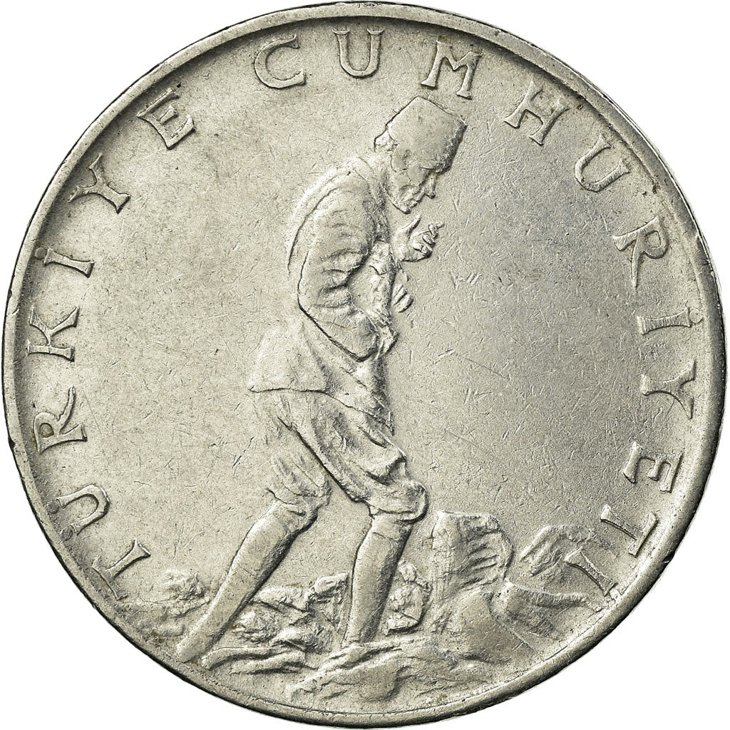 Coin, Turkey, 2-1/2 Lira, 1973, EF(40-45), Stainless Steel, KM:893.2