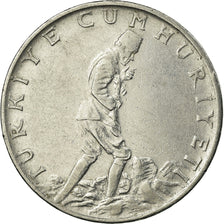 Coin, Turkey, 2-1/2 Lira, 1973, EF(40-45), Stainless Steel, KM:893.2