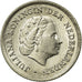 Münze, Niederlande, Juliana, 10 Cents, 1961, SS, Nickel, KM:182