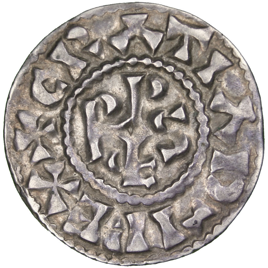 FRANCE, Denarius, Orléans, AU(50-53), Silver, 1.40